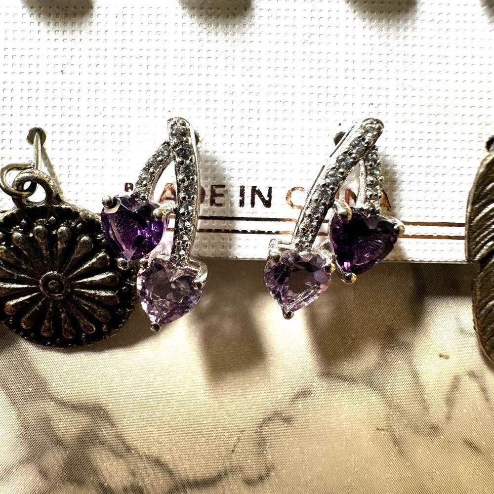 6 post earrings - Picture 5 of 9